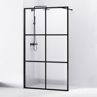 VOLLE Душевая стенка walk-in 1200x2000 мм Malla Negra (18-08-120black set)